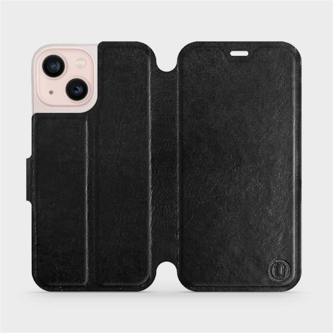 Flipové pouzdro Mobiwear - Apple iPhone 13 Mini - Černé a šedé