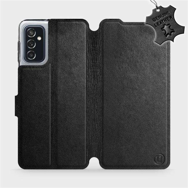 Kožené flip pouzdro Mobiwear - Samsung Galaxy M52 5G - Černé