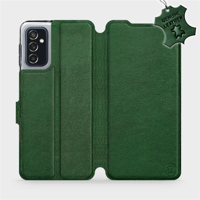 Kožené flip pouzdro Mobiwear - Samsung Galaxy M52 5G - Zelené
