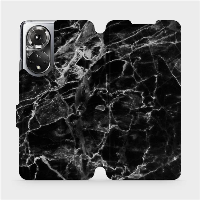 Flipové pouzdro Mobiwear - Honor 50 - V056P Černý mramor
