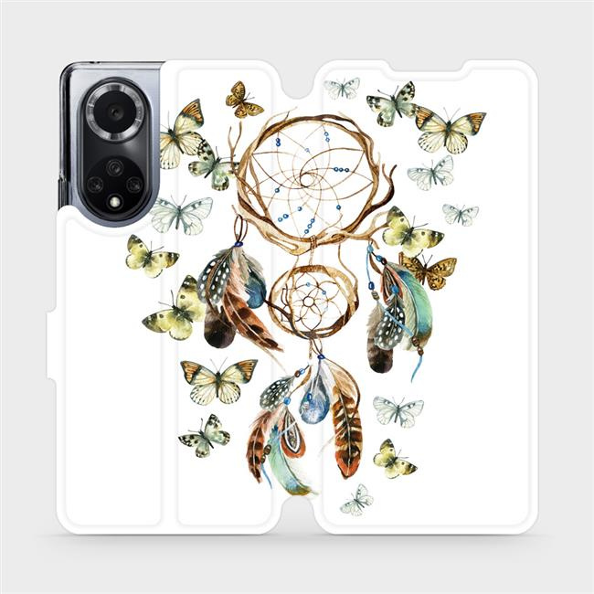 Flipové pouzdro Mobiwear - Huawei Nova 9 - M001P Lapač a motýlci