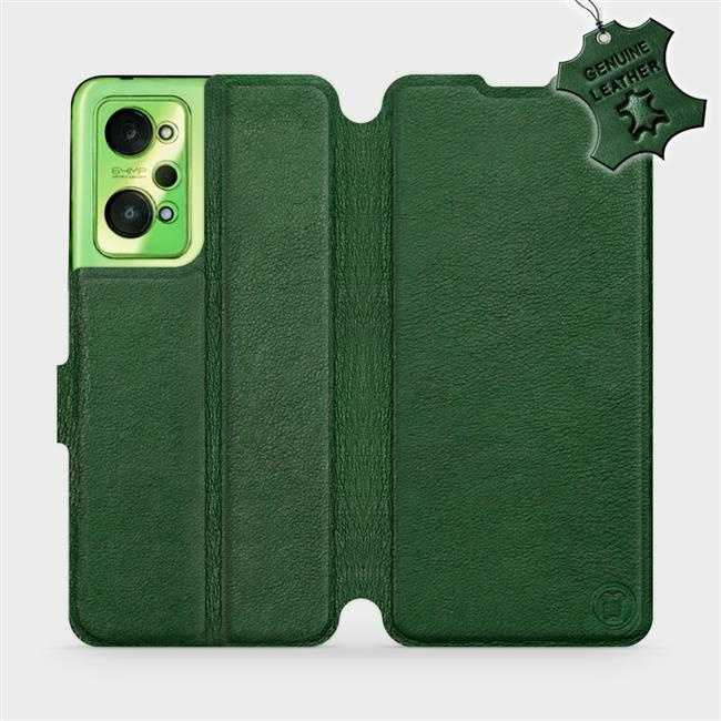 Kožené flip pouzdro Mobiwear - Realme GT Neo 2 - Zelené