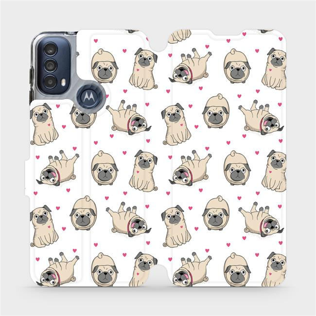 Flipové pouzdro Mobiwear - Motorola Moto E40 - M097P Mopsíci