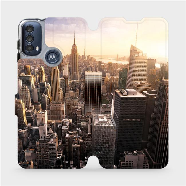 Flipové pouzdro Mobiwear - Motorola Moto E40 - M138P New York