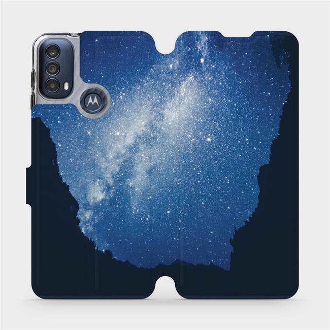 Flipové pouzdro Mobiwear - Motorola Moto E40 - M146P Galaxie