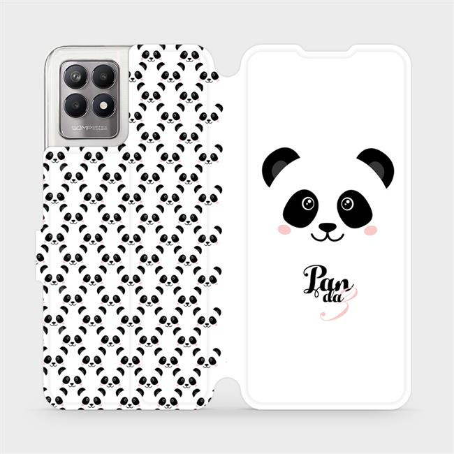 Flipové pouzdro Mobiwear - Realme 8i - M030P Panda Amálka