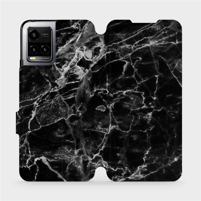 Flipové pouzdro Mobiwear - Vivo Y33s - V056P Černý mramor