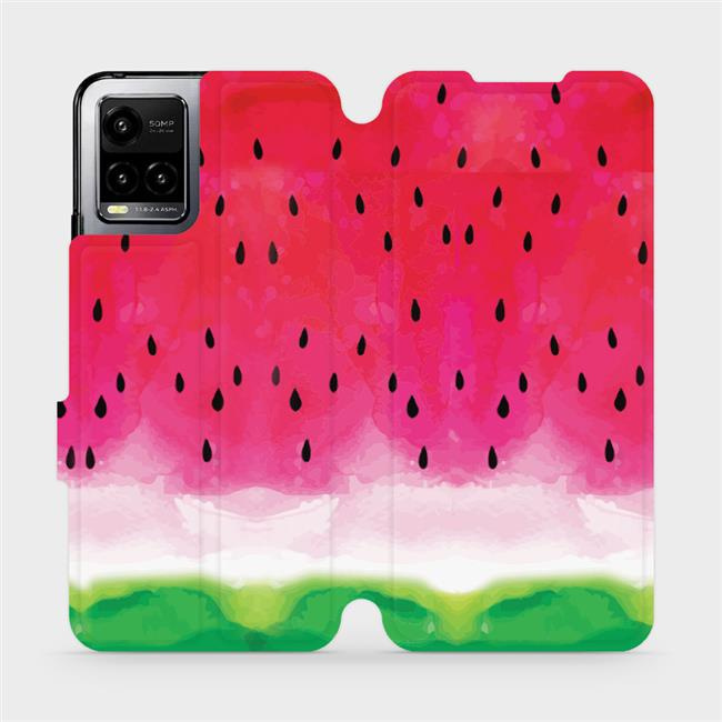 Flipové pouzdro Mobiwear - Vivo Y33s - V086S Melounek