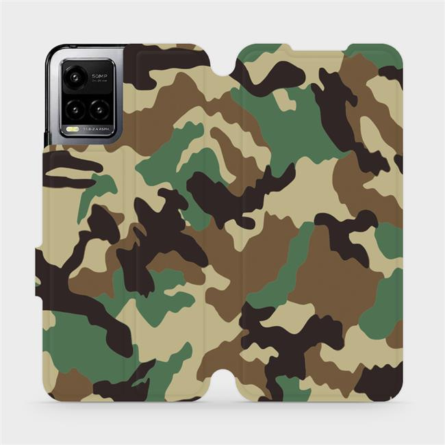 Flipové pouzdro Mobiwear - Vivo Y33s - V111P Maskáče