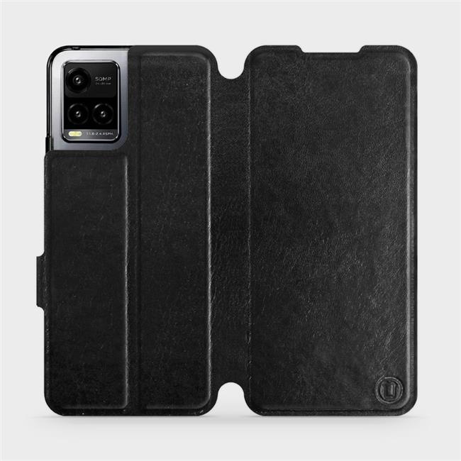 Flipové pouzdro Mobiwear - Vivo Y21s - Černé a šedé
