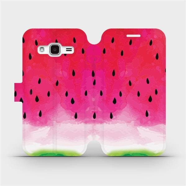 Flipové pouzdro Mobiwear - Samsung Galaxy J3 2016 - V086S Melounek