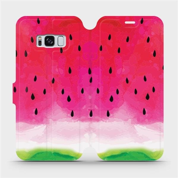 Flipové pouzdro Mobiwear - Samsung Galaxy S8 - V086S Melounek