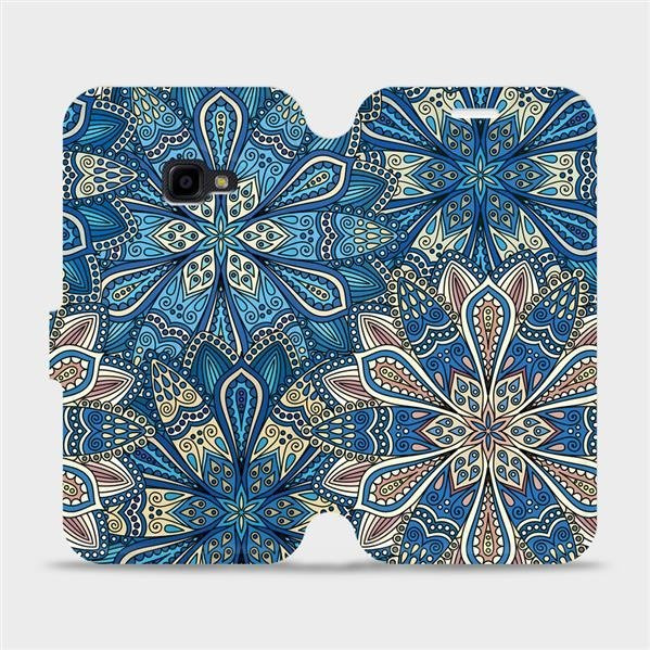 Flipové pouzdro Mobiwear - Samsung Xcover 4 - V108P Modré mandala květy