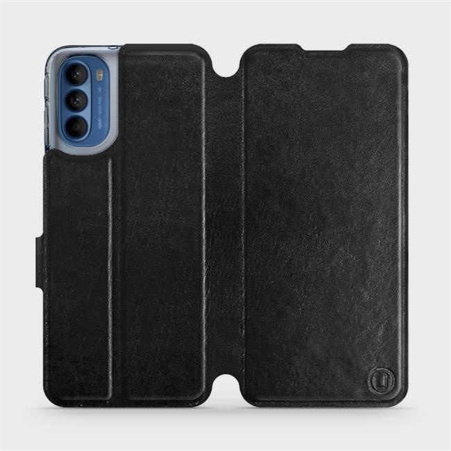 Flipové pouzdro Mobiwear - Motorola Moto G41 - Černé a šedé