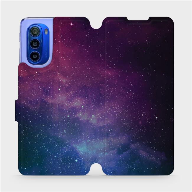 Flipové pouzdro Mobiwear - Motorola Moto G51 5G - V147P Mlhovina