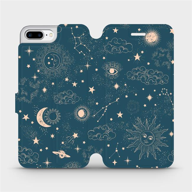 Flipové pouzdro Mobiwear - Apple iPhone 8 Plus - VP14S Magický vesmír