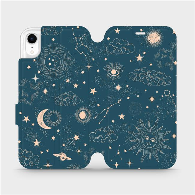 Flipové pouzdro Mobiwear - Apple iPhone XR - VP14S Magický vesmír