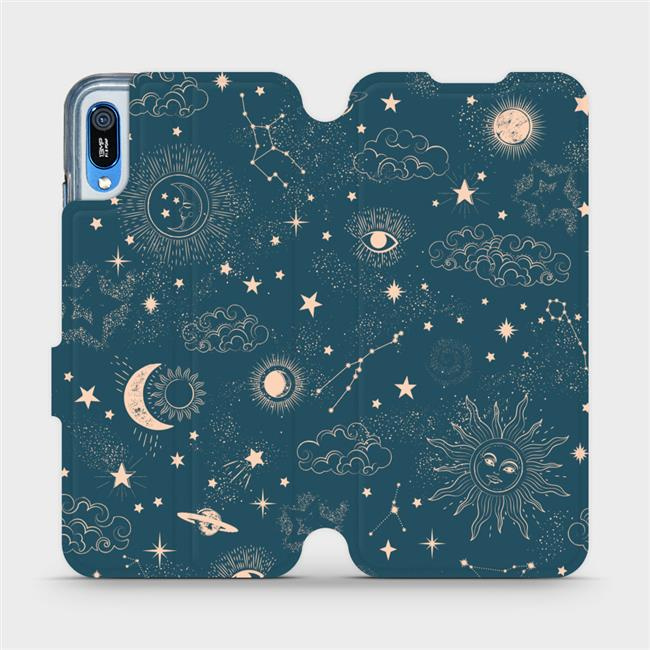 Flipové pouzdro Mobiwear - Huawei Y6 2019 - VP14S Magický vesmír