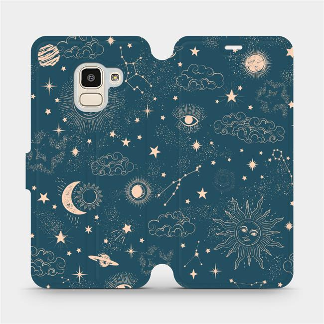 Flipové pouzdro Mobiwear - Samsung Galaxy J6 2018 - VP14S Magický vesmír - VÝPRODEJ