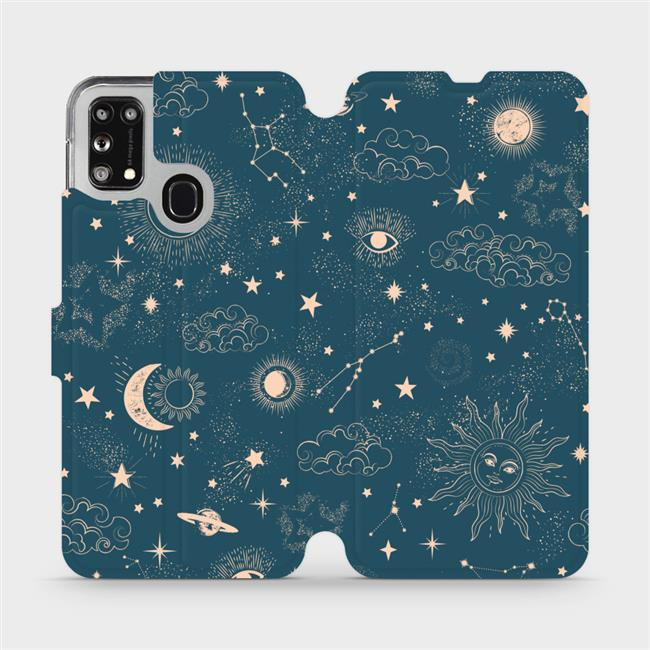 Flipové pouzdro Mobiwear - Samsung Galaxy M21 - VP14S Magický vesmír