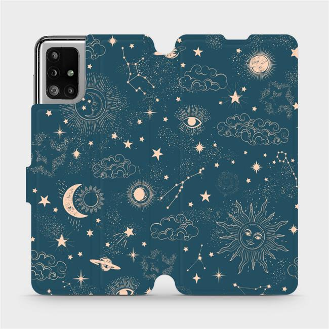Flipové pouzdro Mobiwear - Samsung Galaxy M51 - VP14S Magický vesmír
