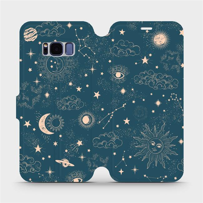 Flipové pouzdro Mobiwear - Samsung Galaxy S8 - VP14S Magický vesmír