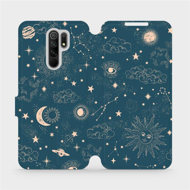 Flipové pouzdro Mobiwear - Xiaomi Redmi 9 - VP14S Magický vesmír