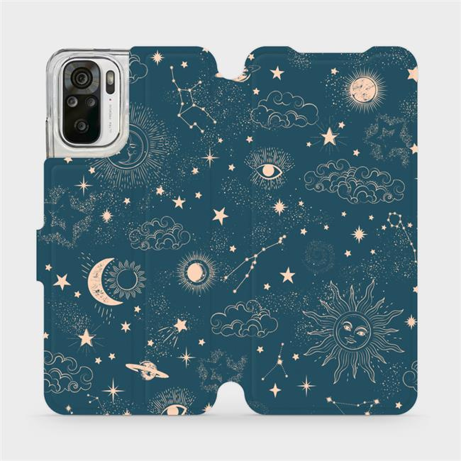 Flipové pouzdro Mobiwear - Xiaomi Redmi Note 10s - VP14S Magický vesmír