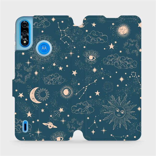 Flipové pouzdro Mobiwear - Motorola Moto E7 Power - VP14S Magický vesmír