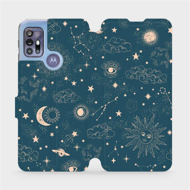 Flipové pouzdro Mobiwear - Motorola Moto G30 - VP14S Magický vesmír