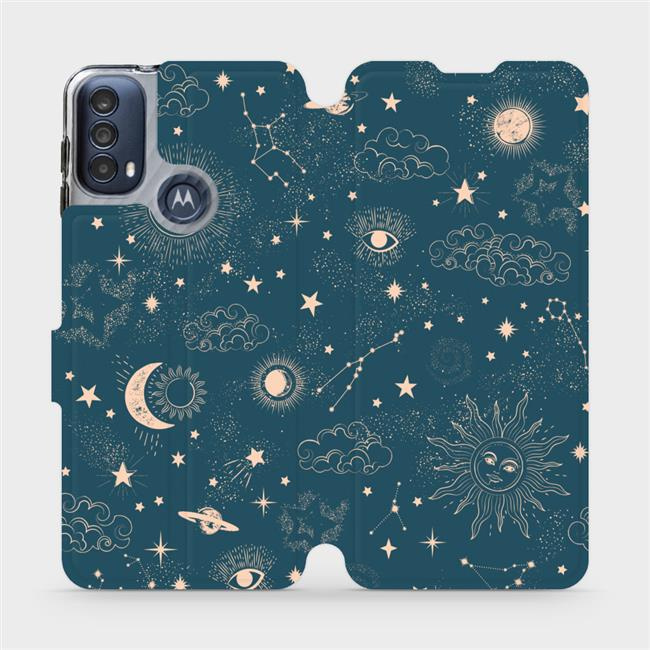 Flipové pouzdro Mobiwear - Motorola Moto E40 - VP14S Magický vesmír