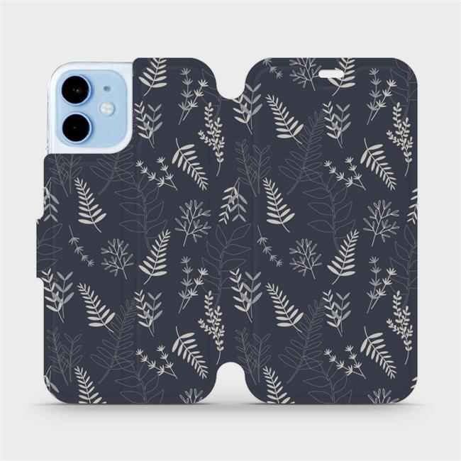 Flipové pouzdro Mobiwear - Apple iPhone 12 Mini - VP15S Kapradiny