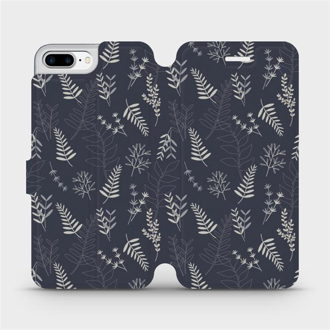 Flipové pouzdro Mobiwear - Apple iPhone 8 Plus - VP15S Kapradiny