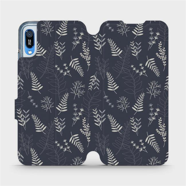 Flipové pouzdro Mobiwear - Huawei Y6 2019 - VP15S Kapradiny