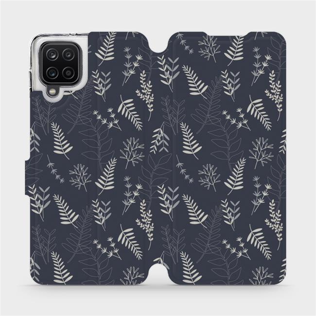 Flipové pouzdro Mobiwear - Samsung Galaxy A12 - VP15S Kapradiny