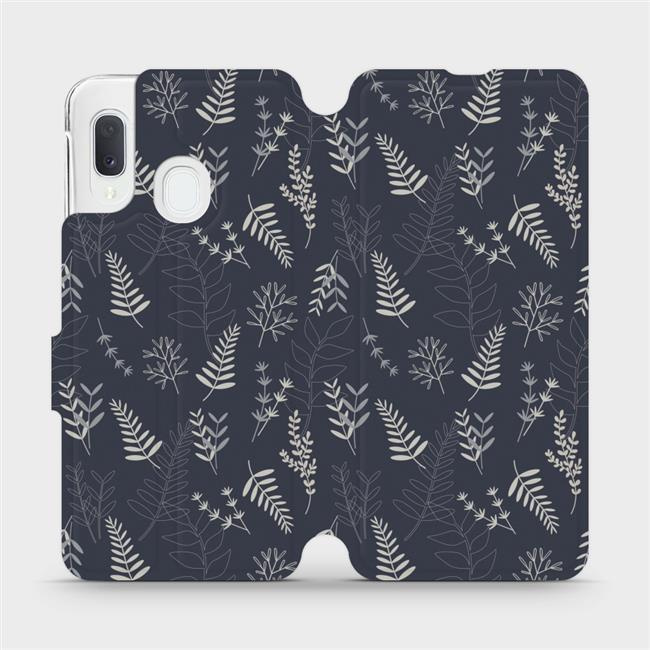 Flipové pouzdro Mobiwear - Samsung Galaxy A20e - VP15S Kapradiny