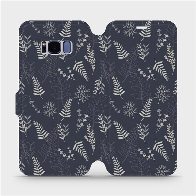 Flipové pouzdro Mobiwear - Samsung Galaxy S8 - VP15S Kapradiny