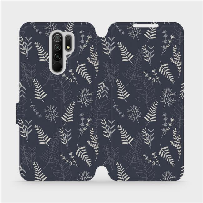 Flipové pouzdro Mobiwear - Xiaomi Redmi 9 - VP15S Kapradiny