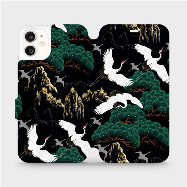 Flipové pouzdro Mobiwear - Apple iPhone 11 - VP16S Jeřábi
