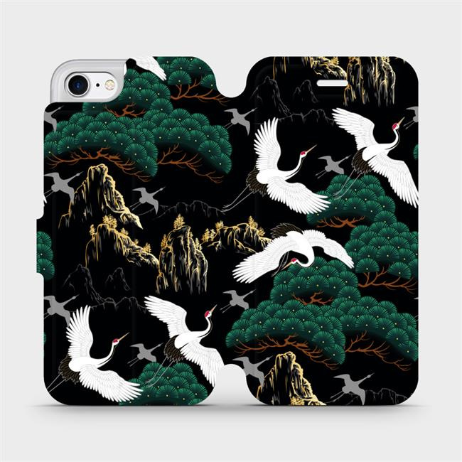 Flipové pouzdro Mobiwear - Apple iPhone 8 - VP16S Jeřábi