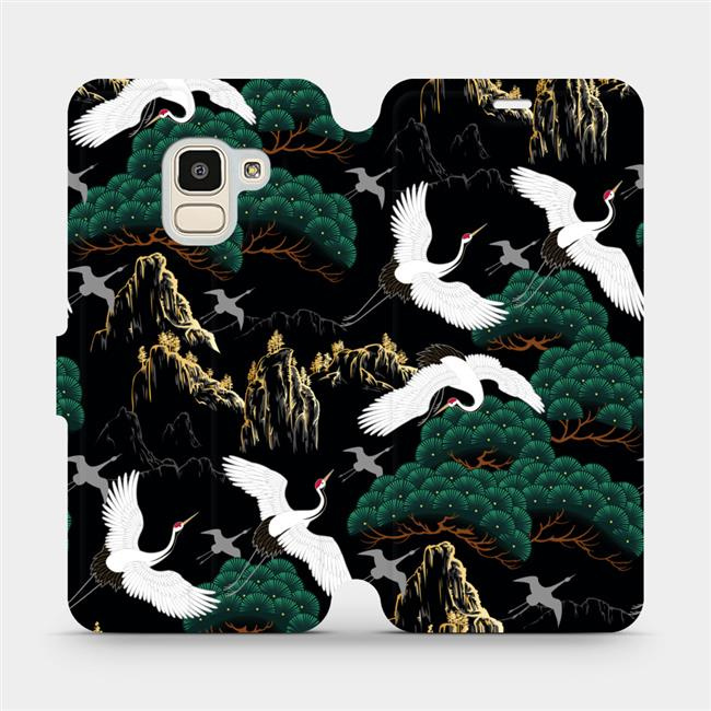 Flipové pouzdro Mobiwear - Samsung Galaxy J6 2018 - VP16S Jeřábi