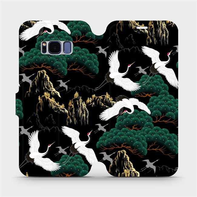 Flipové pouzdro Mobiwear - Samsung Galaxy S8 - VP16S Jeřábi