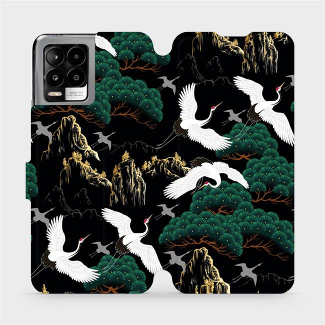 Flipové pouzdro Mobiwear - Realme 8 - VP16S Jeřábi