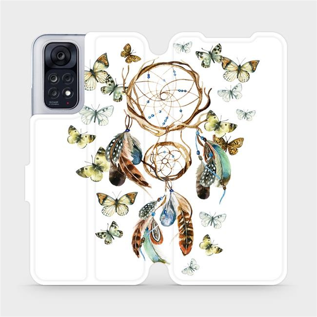 Flipové pouzdro Mobiwear - Xiaomi Redmi Note 11 / 11S - M001P Lapač a motýlci