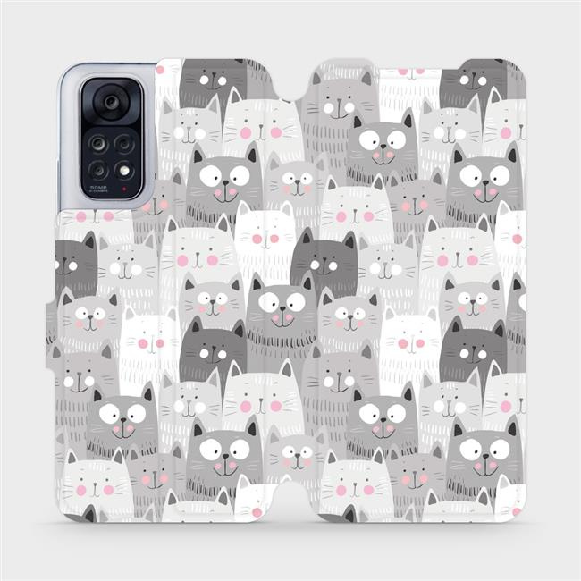 Flipové pouzdro Mobiwear - Xiaomi Redmi Note 11 / 11S - M099P Kočičky