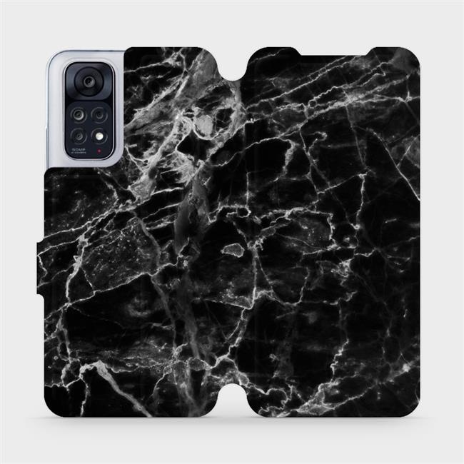 Flipové pouzdro Mobiwear - Xiaomi Redmi Note 11 / 11S - V056P Černý mramor