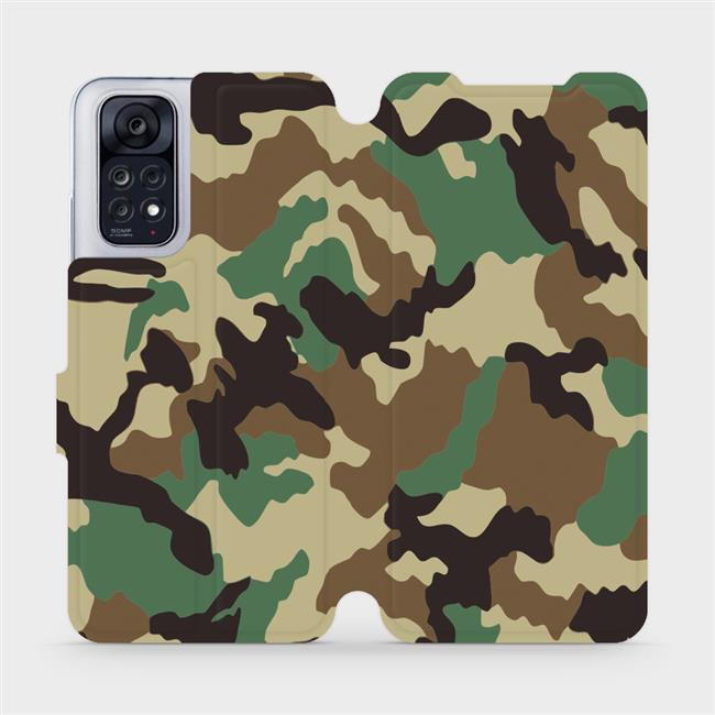 Flipové pouzdro Mobiwear - Xiaomi Redmi Note 11 / 11S - V111P Maskáče