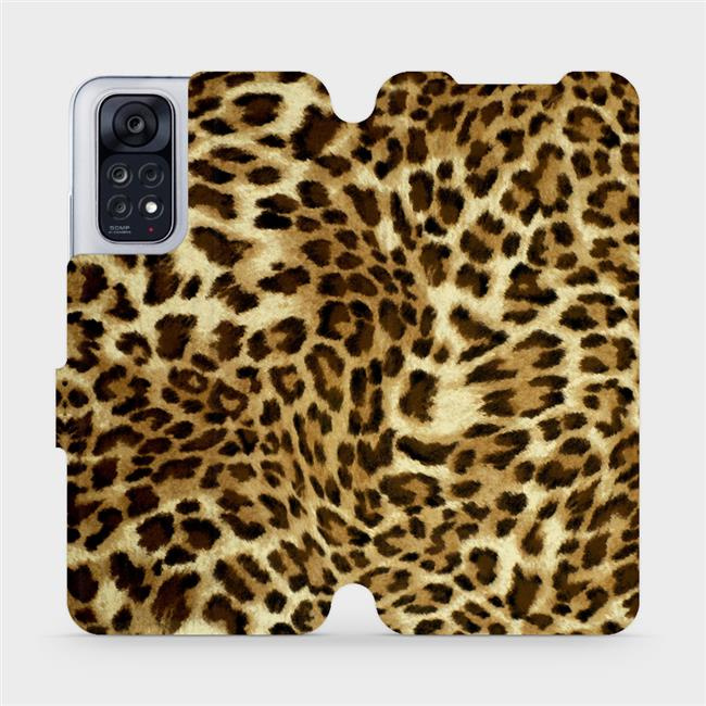 Flipové pouzdro Mobiwear - Xiaomi Redmi Note 11 / 11S - VA33P Leopardí vzor