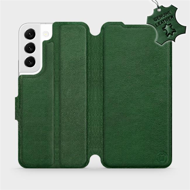 Kožené flip pouzdro Mobiwear - Samsung Galaxy S22 - Zelené