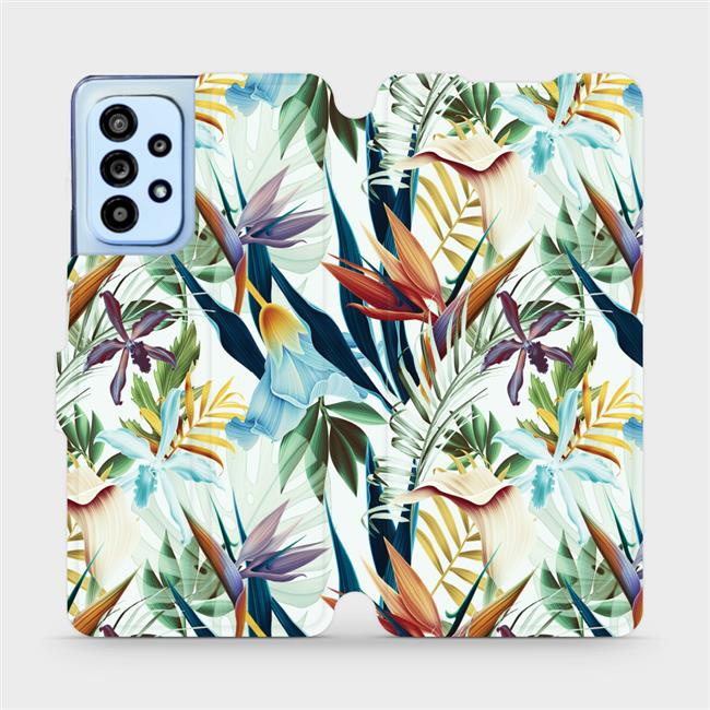Flipové pouzdro Mobiwear - Samsung Galaxy A53 5G - M071P Flóra